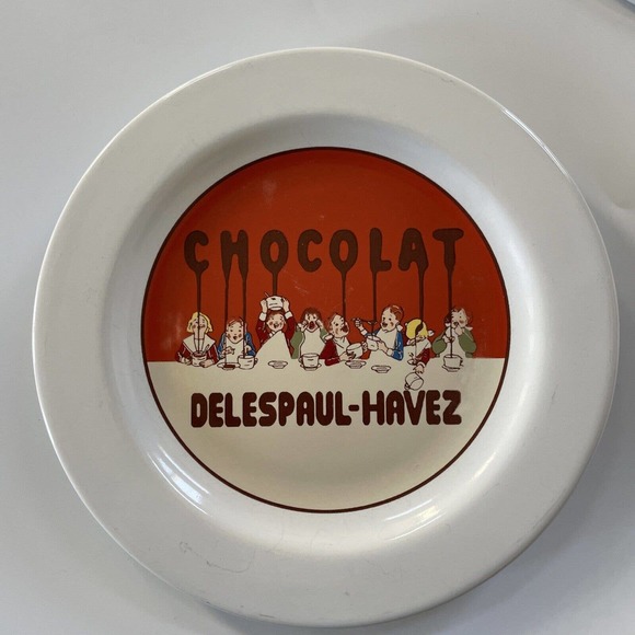 Set of 4 Pottery Barn Chocolat Delespaul-Havez Salad Plates French Decor - Picture 6 of 16